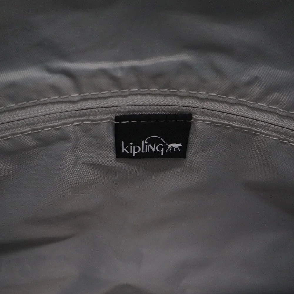 Kipling Asseni Mini Tote Bag Black Noir Nylon Crossbody Handbag